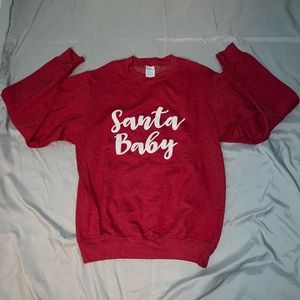 PinkLily Santa Baby Crewneck